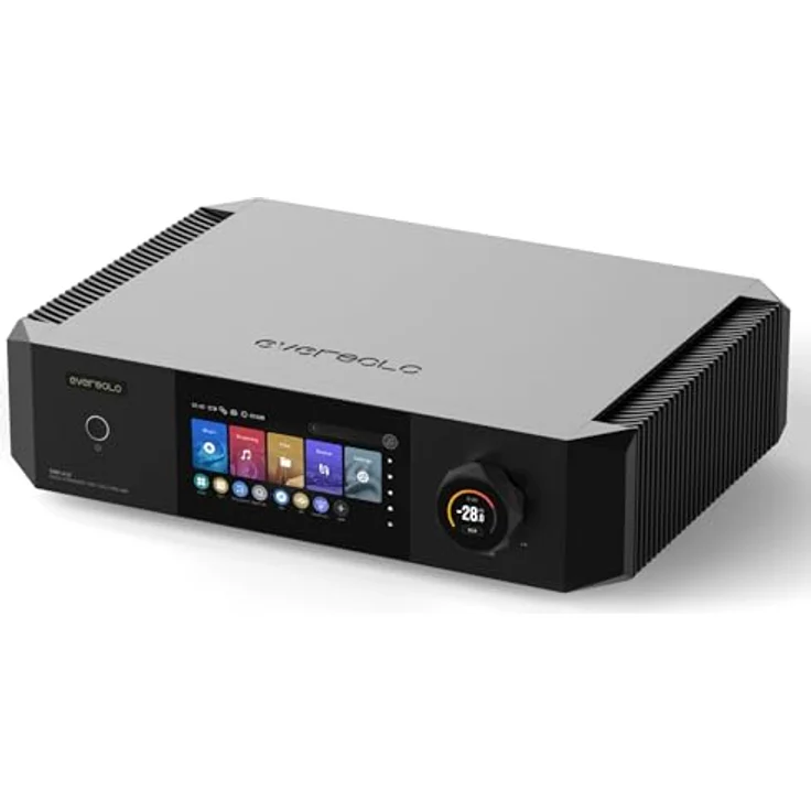 Eversolo DMP-A10 – High-End Streaming Vorverstärker mit isoliertem USB-Audio, präzisionsgefertigtem Gehäuse & dualem Subwoofer-Ausgang – Bild 1