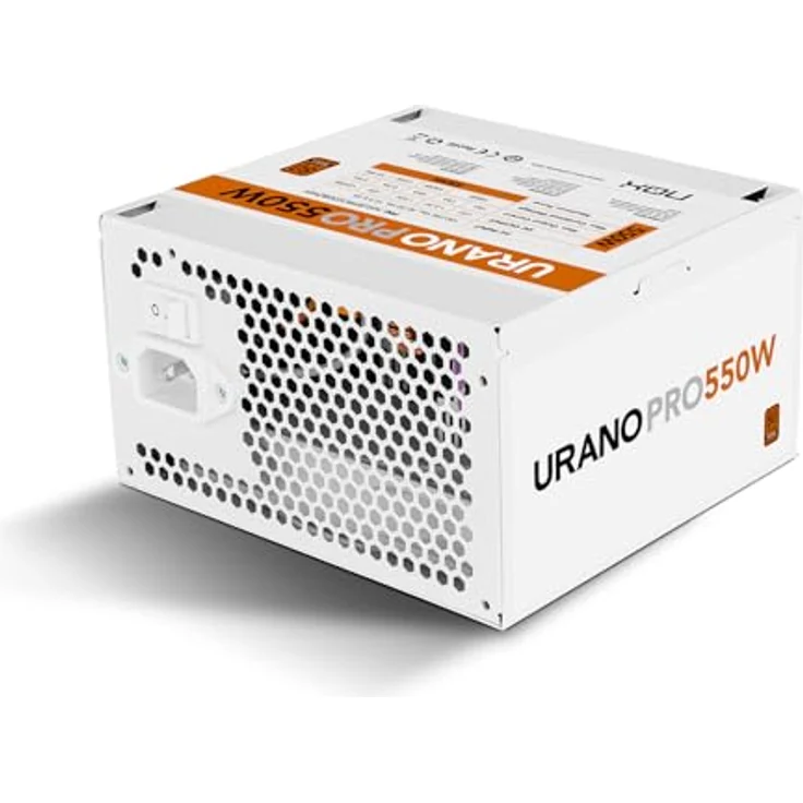 NOX Xtreme Products URANO Pro 550 W White 80 Plus Bronze ATX-Netzteil mit leisem 120-mm-PWM-Lüfter und umfassendem Schutz – Bild 1