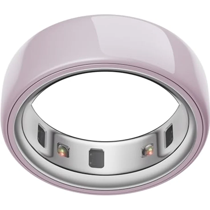 Oura Ring 4 Ceramic (Petal), Smart Ring in Rosa mit 40+ Gesundheitsmetriken, 5–8 Tage Akkulaufzeit, fortschrittlicher Smart Sensing Technologie – Bild 1