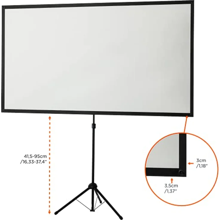 Celexon Leinwände Stativleinwand Ultra-lightweight 177 x 100cm – Bild 4