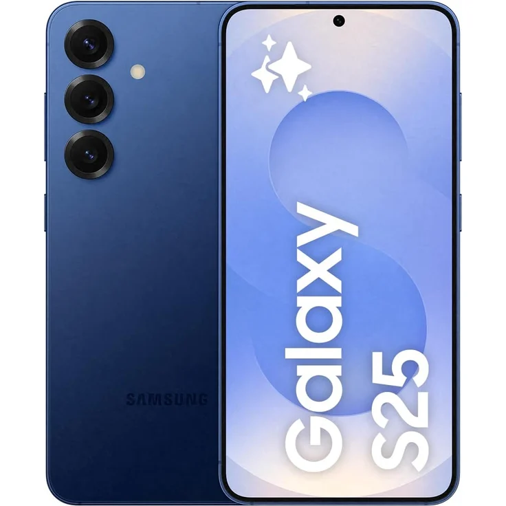 Samsung Galaxy S25 AI Smartphone, Android-Handy ohne Vertrag, 12 GB RAM, 128 GB Speicher, Navy – Bild 1