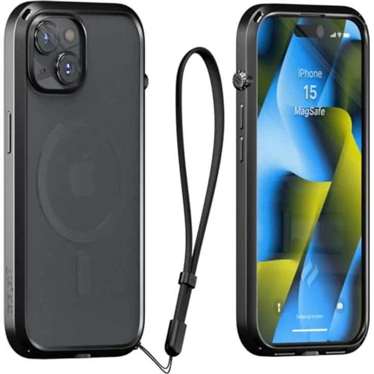 Catalyst Influence Case compatible with Magsafe iPhone 15 Stealth Black - Handyhülle mit Magsafe Kompatibilität für das iPhone 15 in Stealth Black Farbe – Bild 1