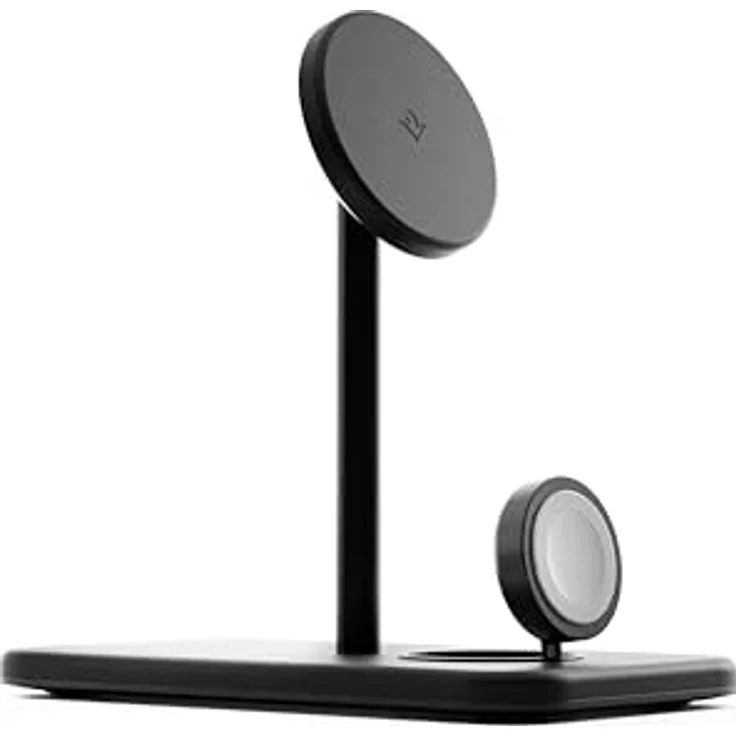 Twelve South HiRise 3 Deluxe induktive Ladestation Bis zu 3 Geräte gleichzeitig Laden, mit Schnellladefunktion Schwarz – Bild 3