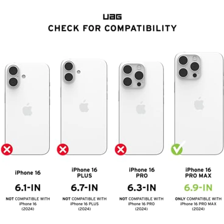 URBAN ARMOR GEAR Plyo MS Case kompatibel mit Apple iPhone 16 Pro Max Hülle (Wireless Charging / Magnetisches Aufladen kompatibel, Air-Soft Ecken, Erhöhter Rand) gelb / transparent / ombre – Bild 2