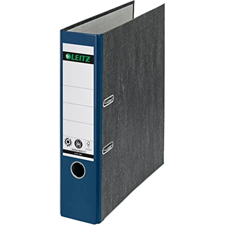 Leitz 1080-50-35 Ordner, A4, breit, Karton, blau – Bild 1