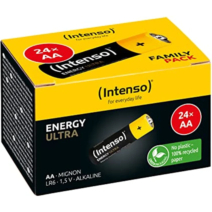 Intenso Energy Ultra AA Mignon LR6 Alkaline Batterien 24er Box – Bild 2