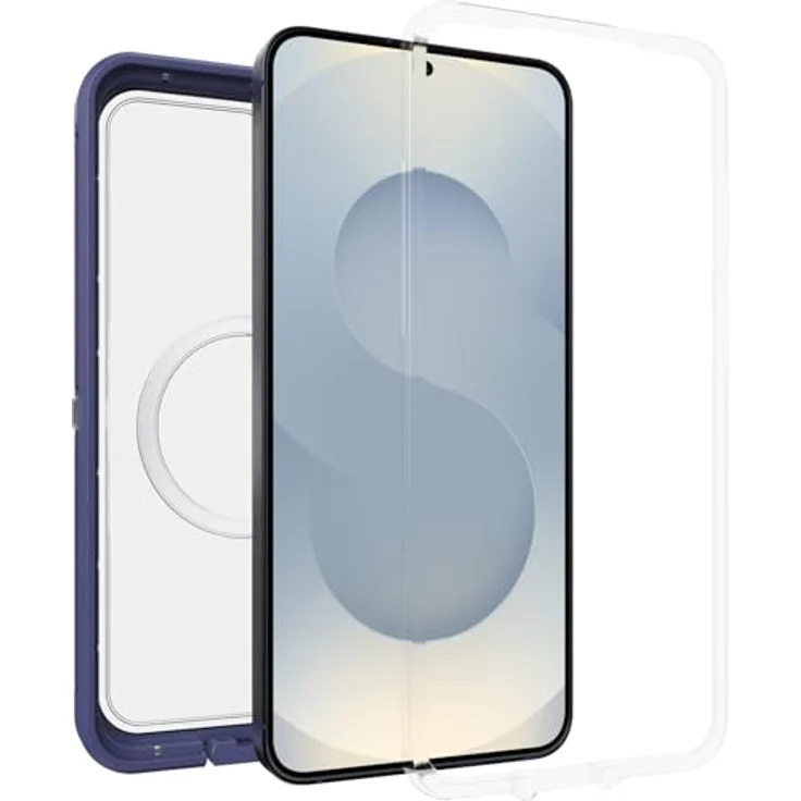 Otterbox Defender XT Series Backcover für Samsung Galaxy S25+, Transparent/Lila, Induktives Laden mit 15W, Sturzsicherheit nach Militärstandard – Bild 3