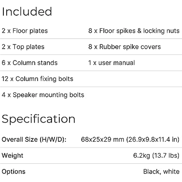 Q Acoustics 3000FSi Standfüße für 3000i Serie – Bild 6