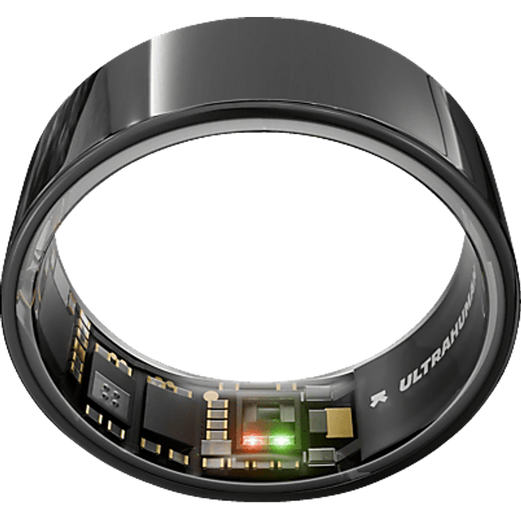 ULTRAHUMAN Ring AIR – Smart Schlaf- und Fitness-Tracker mit Titan-Gehäuse, Größe 9, Wasserfest, 6 Tage Akkulaufzeit