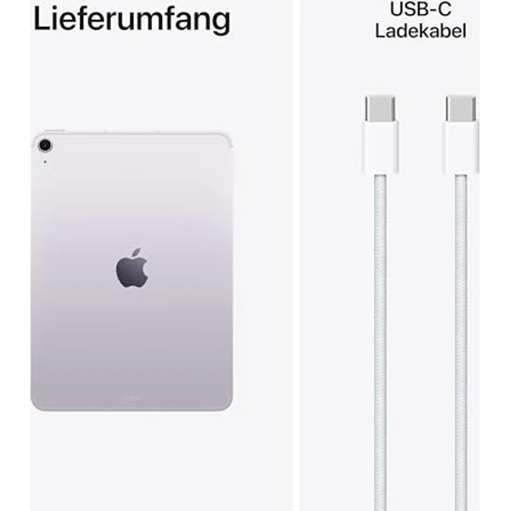 Apple iPad Air 11 (M4, 2026) WiFi + Cellular, 1TB, violett, 27.9 cm (11 Zoll) mit Liquid Retina Display und 5G Unterstützung – Bild 6