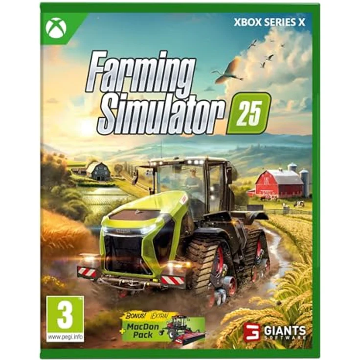 Giants Software Farming Simulator 25 - Xbox, Ernteleistung auf höchstem Niveau mit MacDon Pack und neuen Kulturen in Ostasien, Nordamerika und Mitteleuropa – Bild 1