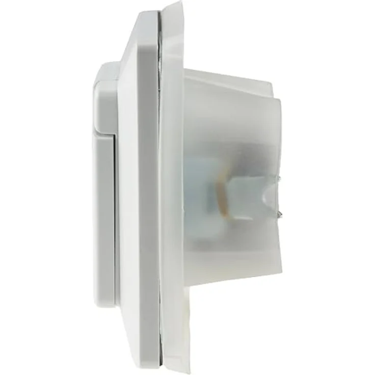 ChiliTec Gartensteckdose DE-LPHI, wassergeschützt IP44 mit Klapp-Deckel, weiß, für Längs- und Quermontage – Bild 6