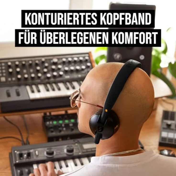 RØDE NTH-50 Professionelle On-Ear Kabel DJ Kopfhörer, Langlebig, Bequem, Hi-Fi Audio, Schwarz – Bild 2