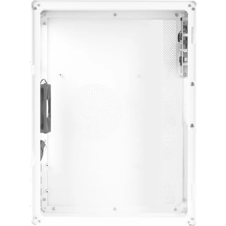 Mars Gaming Tacens NOVAX, Micro-ATX PC-Gehäuse mit robustem Ganzmetall-Design, 80mm Lüfter, große Kapazität, Weiß – Bild 5