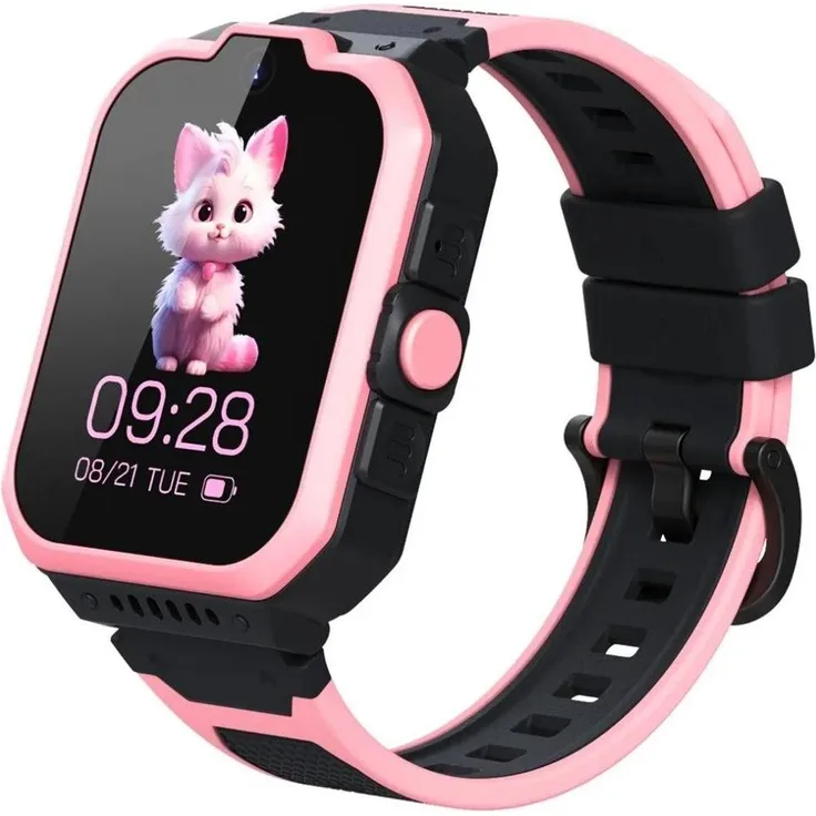 ZTE K1 PRO LTE Kinderuhr, Smartwatch für Kinder mit GPS und Notruf-Funktion, pink
