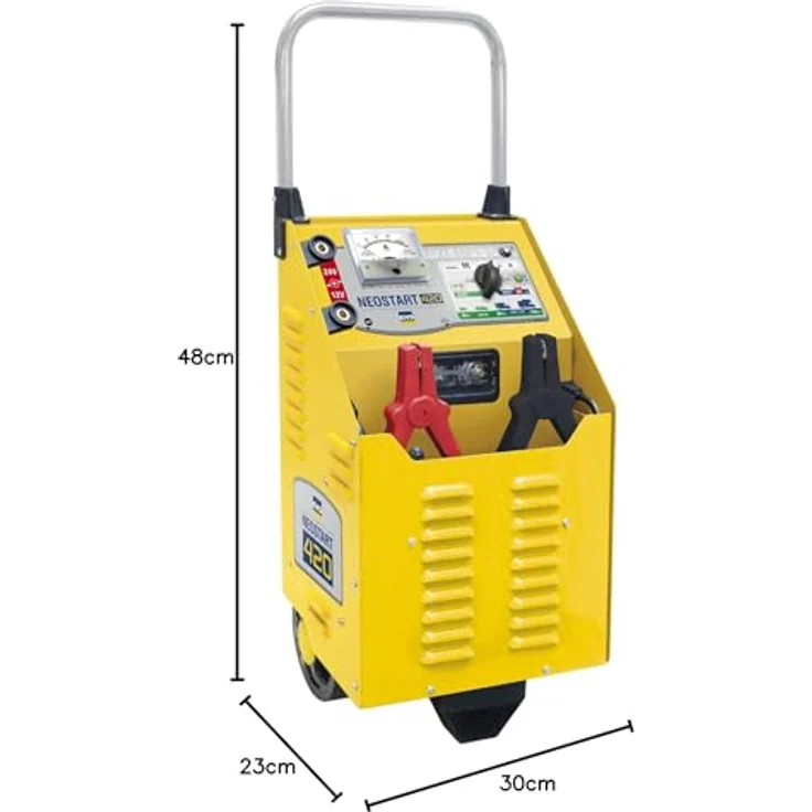 GYS NEOSTART 420 025295, Schnellstartsystem für 12V und 24V Batterien, 70A, mit Überlastungs- und Verpolungsschutz – Bild 5
