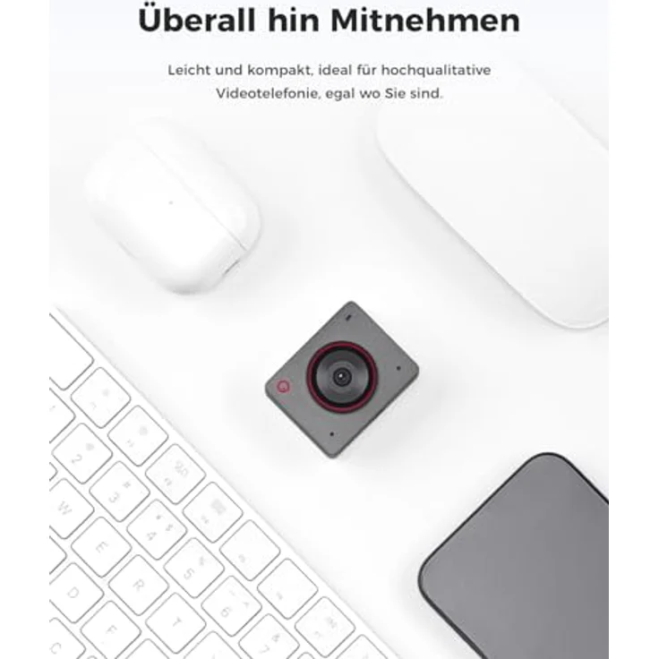 OBSBOT Meet 2 AI-Powered 4K Webcam, AI Framing & Autofokus, HDR Low-Light Correction, Beauty-Modus, Space Grey – Bild 5