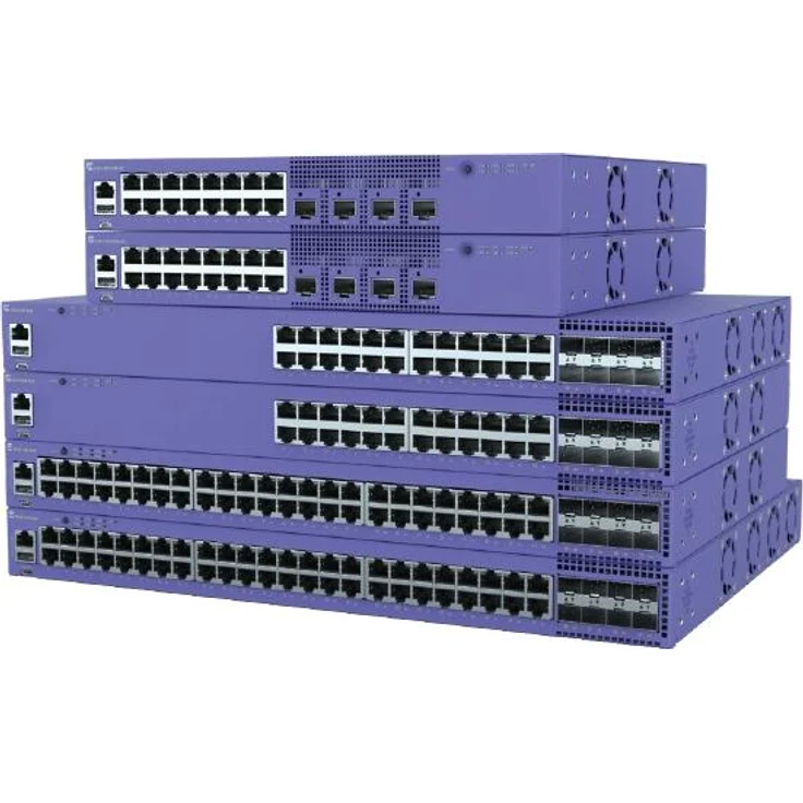 Extreme Networks 5320 UNI SWITCH W/16 DUPLEX 30W (16 Ports), Netzwerk Switch, Violett, POE 4X10GB SFP+ UPLINK PORTS – Bild 1
