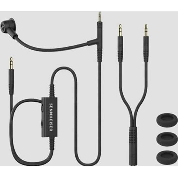 Sennheiser HD 500 BAM, kabelgebundene Kopfhörer mit Mikrofon, Schwarz - Noise Cancelling, 10-mm-Kondensatormikrofon, integrierte Fernbedienung – Bild 3