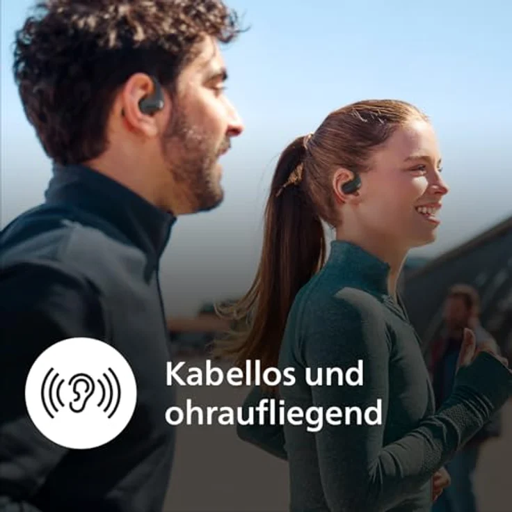 Philips Taa6709bk Drahtlose Sportkopfhörer Durchsichtig One Size, IP55 wasser- und staubresistent – Bild 5