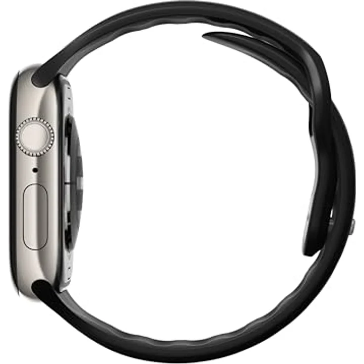 NOMAD Tempo Band, wasserfestes Sportarmband für Apple Watch 42mm, schlankes Design, Black – Bild 3