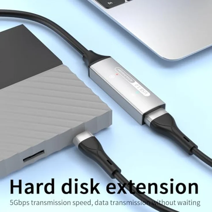 PremiumCord 20m Aktives USB 3.2 Gen1 Verlängerungskabel mit Repeater, doppelt geschirmt, hohe Übertragungsrate bis 5 Gbit/s – Bild 11