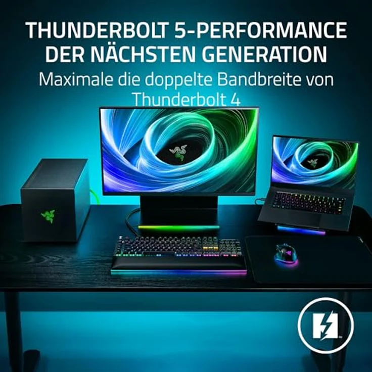 Razer Core X V2, externes Grafikkarten-Gehäuse mit Thunderbolt-Konnektivität, Schwarz – Bild 3