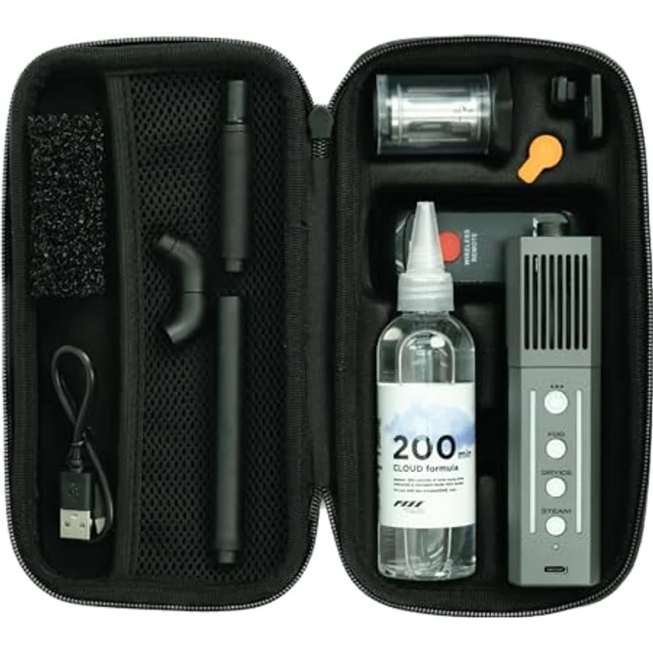 SmokeGenie Smoke Ninja, kabelloser Nebelgenerator mit 100 ml Rauchformel und umfassendem Zubehörset, kompakt und tragbar – Bild 1