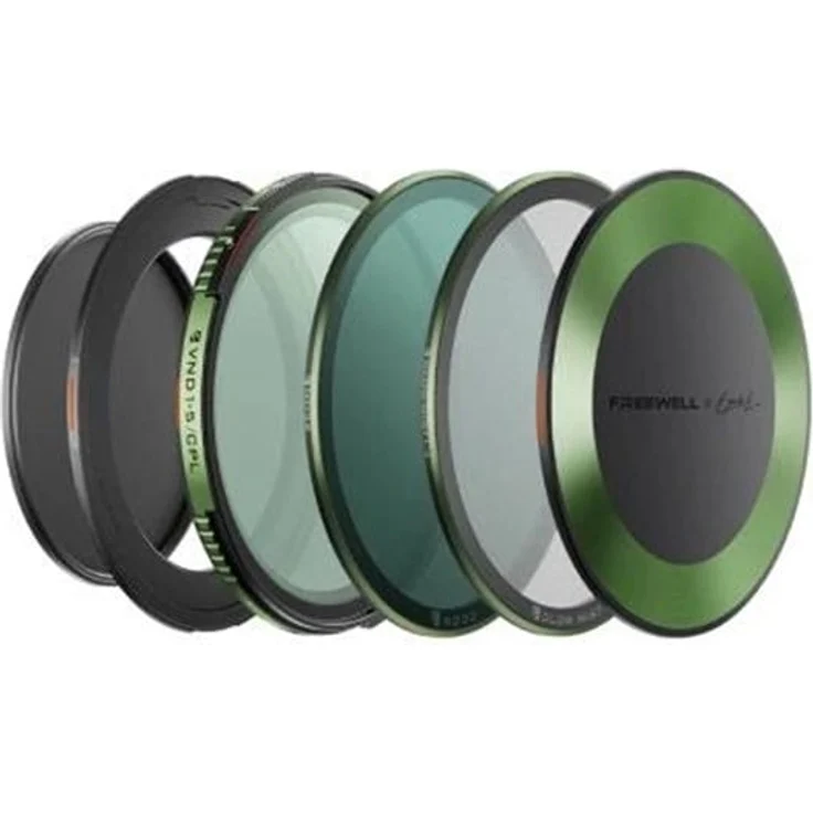Freewell Variable ND/CPL Filter Kit Brandon Li, 72mm, mit 1-10 Blendenstufen und Glow Mist 1/4 Filter