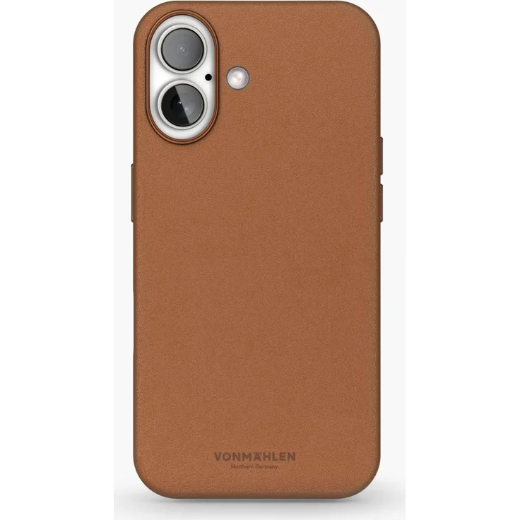Vonmählen Like Leather Case Cover für Apple iPhone 16, braun, Handytasche, versandkostenfrei – Bild 1