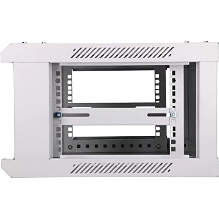 Extralink EX.8536 Rack 4U, Wandmontierter Serverschrank mit gehärteter Glasscheibe und Platz für Lüfter, grau – Bild 7