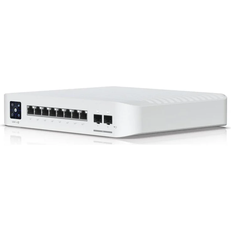 Ubiquiti Switch UniFi 8x10G RJ45/2xSFP+, Managed PoE++ Switch mit 155W und 1,3" Touchscreen (8 Ports) – Bild 1