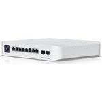 Ubiquiti Switch UniFi 8x10G RJ45/2xSFP+, Managed PoE++ Switch mit 155W und 1,3" Touchscreen (8 Ports)