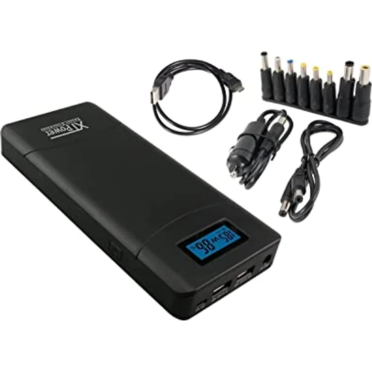 XTPower® XT-20000QC3 Powerbank moderner DC + USB QC3 Akku mit 20400mAh - 1x USB, 1x USB QC3 und DC Anschluss von 12 bis 24V 65W max. - Power Bank für Laptop, Tablet, iPhone, Galaxy, UVM. – Bild 2