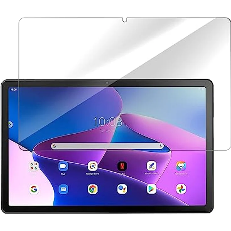 eSTUFF Titan Shield® für Lenovo Tab M10 Plus 3rd Gen, 9H gehärtete Glas Schutzfolie mit Anti-Splitter-Film, umweltfreundliche Verpackung – Bild 2