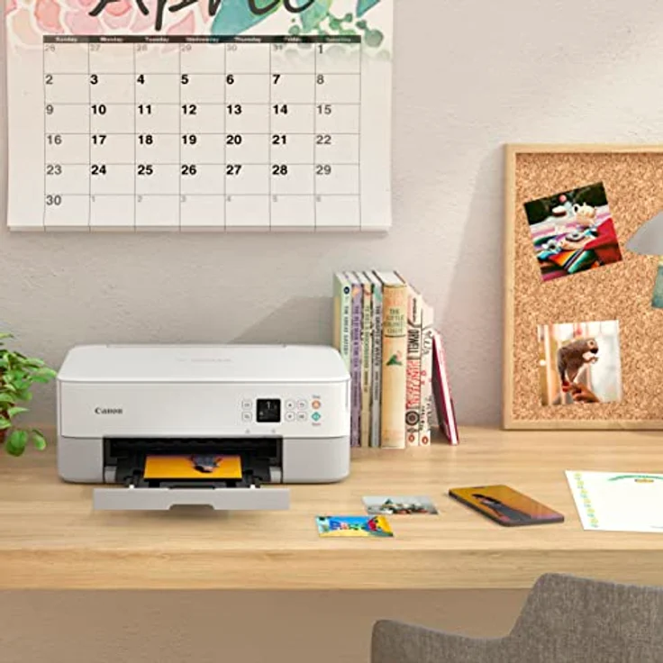 Canon PIXMA TS5351i Multifunktionsdrucker DIN A4 - Farbtintenstrahldrucker weiß (Scanner, Kopierer, kabelloser Drucker, WLAN, LCD, Apple AirPrint, Mopria) kompatibel mit Drucker ABO PIXMA Print Plan – Bild 5