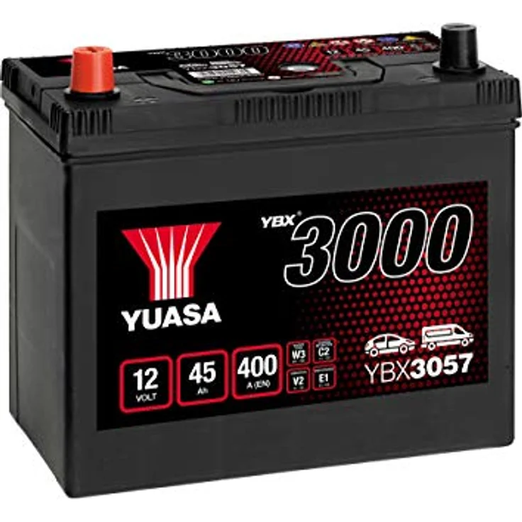 Yuasa SMF YBX3057 Autobatterie 45Ah T1-T3 Zellanlegung 1 – Bild 1