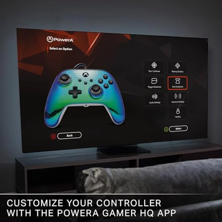 PowerA Advantage Kabelgebundener Controller Raptor Chrome (Xbox Series X), ergonomisches Gamepad mit 3 m USB-C-Kabel, erweiterbaren Gaming-Tasten und Doppel-Vibrationsmotoren – Bild 7