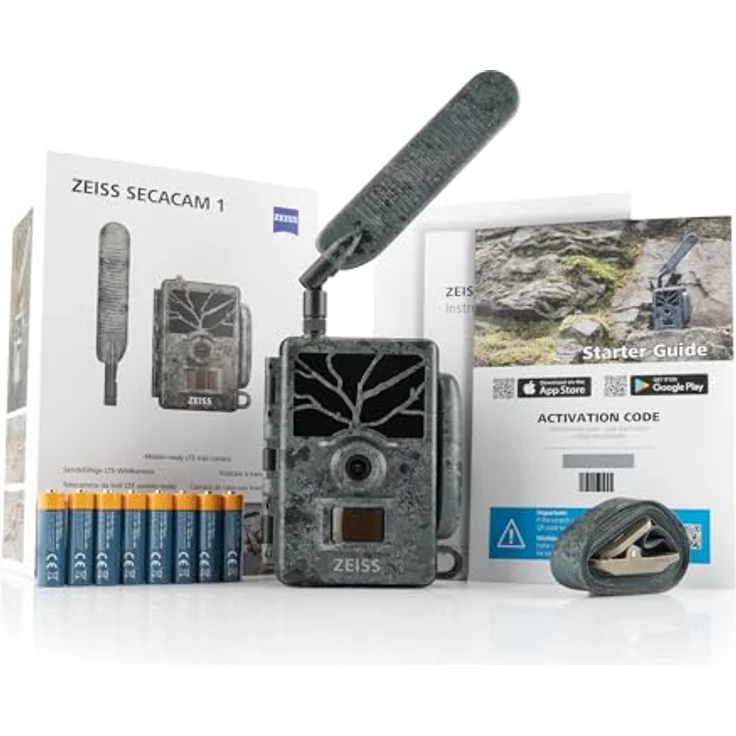 Zeiss Secacam 1 - 4er Bundle, Wildkamera mit integriertem LTE-Modul, IP-66 wettergeschützt, 90 Black-LEDs – Bild 8