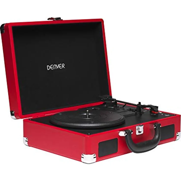 Denver Plattenspieler in rot (VPL-120) – Bild 3