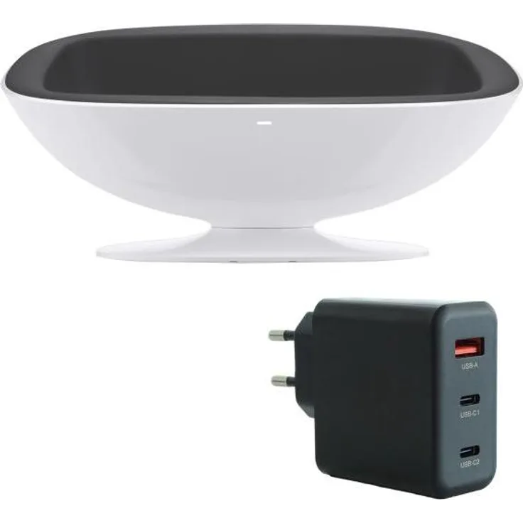 LAVA Music Ladestation Space Charger 36, kabelloses Aufladen für Lava ME 3 und ME 4 Gitarren, grau mit Netzteil