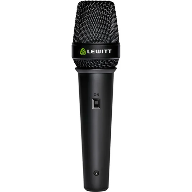 Lewitt MTP 5 S, Dynamisches Gesangsmikrofon mit Schalter für Live-Anwendungen, schwarz
