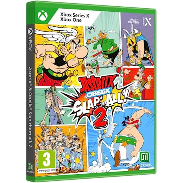 MDM MERIDIEM GAMES Asterix & Obelix - Slap them all! 2 XSX EU import, Beat'emUp mit lokalem Koop-Modus und Wut-Modus, bunt – Bild 1