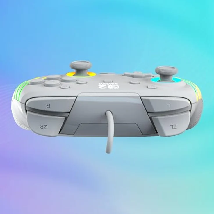 Turtle Beach Afterglow Wave Grau Kabelgebundener RGB-Gaming-Controller für Nintendo Switch 2, mit anpassbaren RGB-Zonen, 3,5-mm-Headset-Anschluss und programmierbaren Tasten – Bild 10