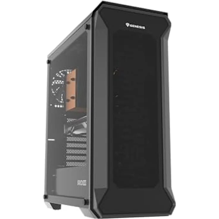 Genesis Gehäuse IRID 505F mit Sichtfenster schwarz