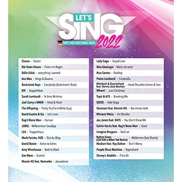 Let's Sing 2022 - Mit Deutschen Hits! (PS4) – Bild 3