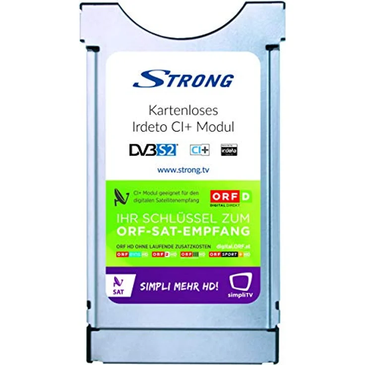 STRONG Kartenloses CI+ Modul, Irdeto CI Modul ORF DIGITAL DIREKT und simpliTV SAT (CAM HDTV, Free-to-Air, DVB-S2) nur für Österreich geeignet – Bild 3