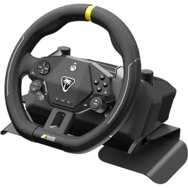 Turtle Beach Racer, Wireless Racing Wheel für Xbox & PC, 360-Grad-Drehung, kabellose 2,4-GHz-Verbindung, bis zu 30 Stunden Akku-Laufzeit