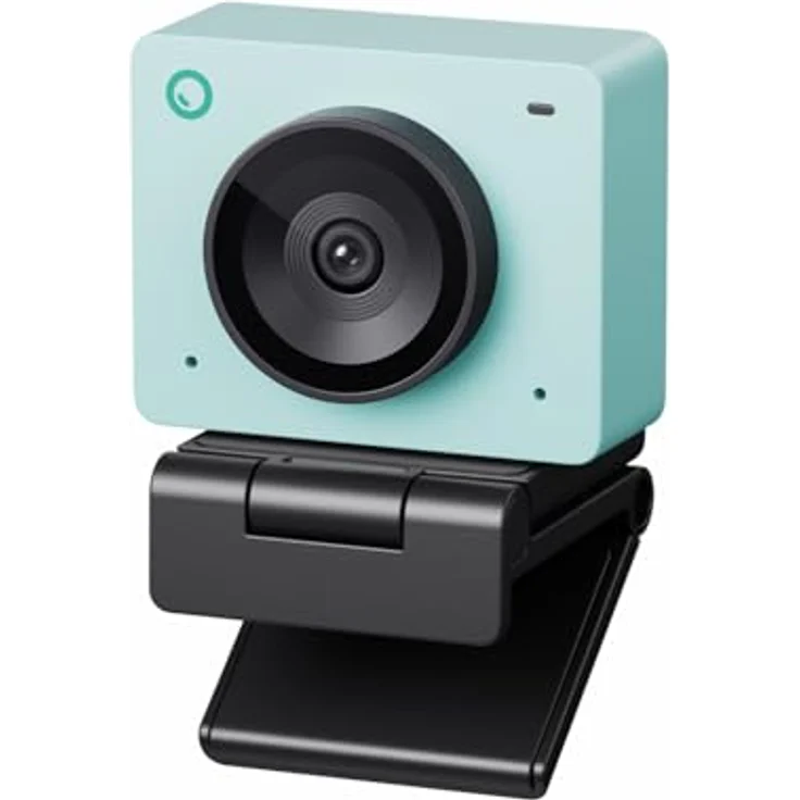 OBSBOT Meet SE 1080P@100 FPS Webcam für PC mit 1/2,8" Sensor, KI-Bildanpassung & Autofokus, Beauty Mode, Gestensteuerung, Staggered HDR, Webcam für Streaming, Meetings (Aurora Green) – Bild 1