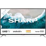 SHARP 50BL6EA Android TV 126 cm (50 Zoll) 4K Ultra HD LED Fernseher (Smart TV, Harman Kardon, Google Assistant)